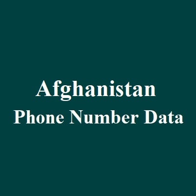 Afghanistan Phone Number Data