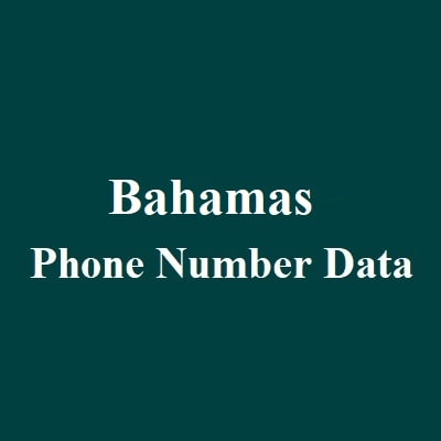 Bahamas Phone Number Data