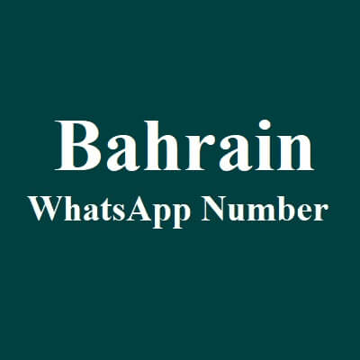 Bahrain Whatsapp Number