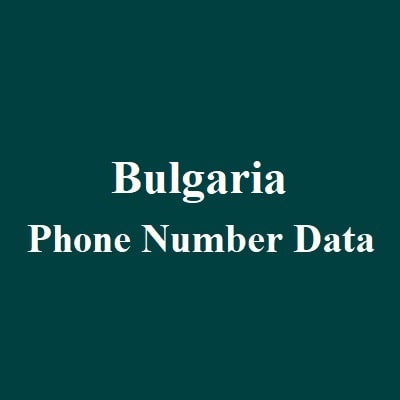 Bulgaria Phone Number Data