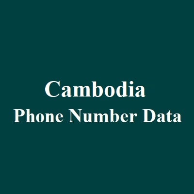 Cambodia Phone Number Data