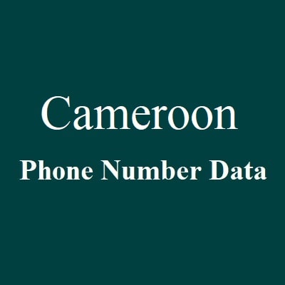 Cameroon Phone Number Data