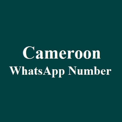 Cameroon Whatsapp Number