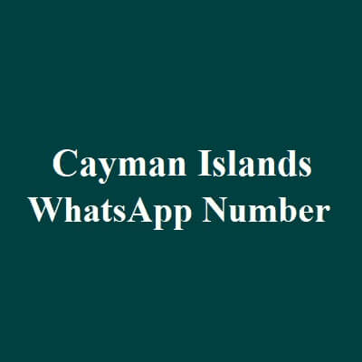 Cayman Islands Whatsapp Number