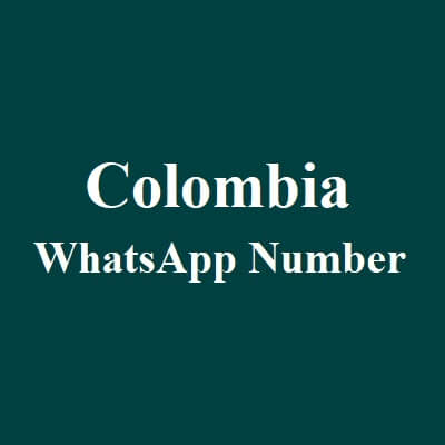 Colombia Whatsapp Number