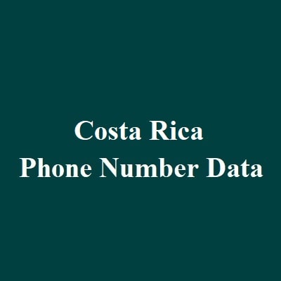 Costa Rica Phone Number Data