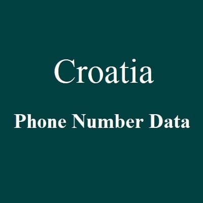 Croatia Phone Number Data