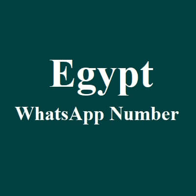 Egypt Whatsapp Number