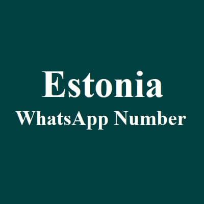 Estonia Whatsapp Number