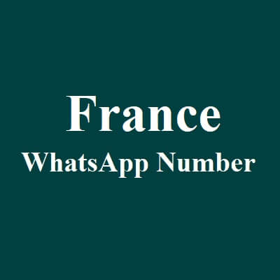 France Whatsapp Number