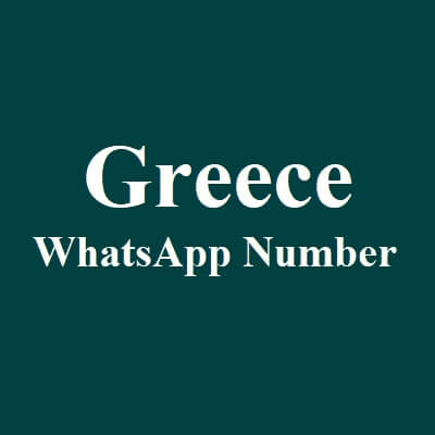 Greece Whatsapp Number