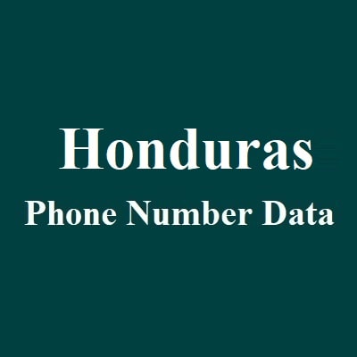 Honduras Phone Number Data