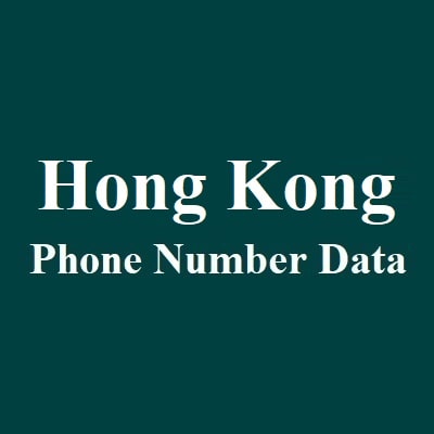 Hong Kong Phone Number Data