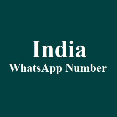 India Whatsapp Number