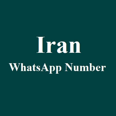 Iran Whatsapp Number