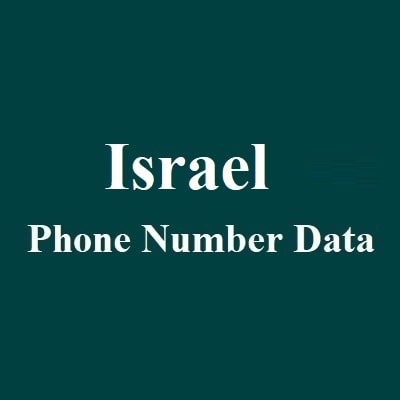 Israel Phone Number Data