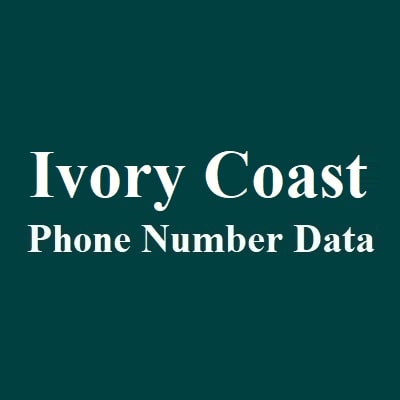 Ivory Coast Phone Number Data