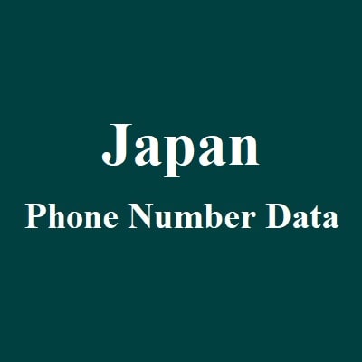 Japan Phone Number Data