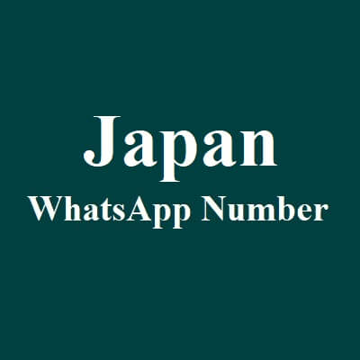 Japan Whatsapp Number