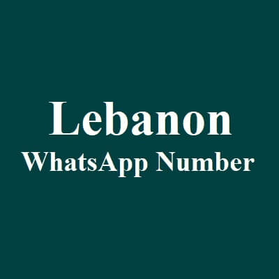 Lebanon Whatsapp Number