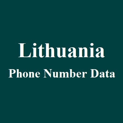 Lithuania Phone Number Data