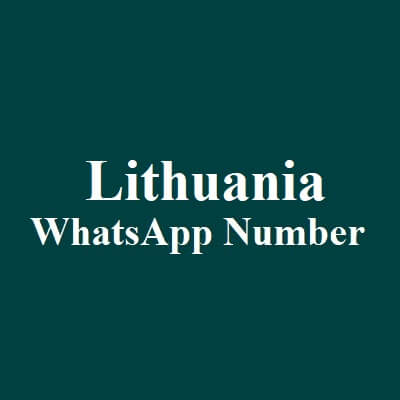 Lithuania Whatsapp Number