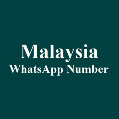 Malaysia Whatsapp Number