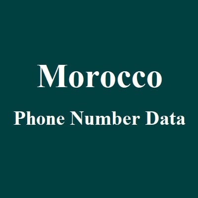 Morocco Phone Number Data