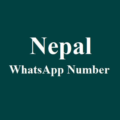 Nepal Whatsapp Number