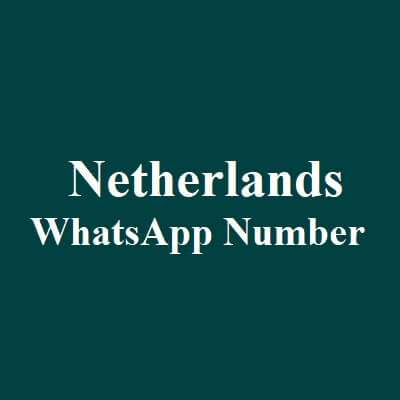 Netherlands Whatsapp Number