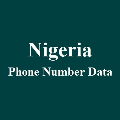 Nigeria Phone Number Data