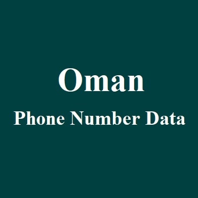 Oman Phone Number Data