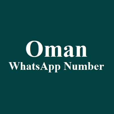 Oman Whatsapp Number