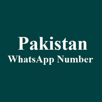 Pakistan Whatsapp Number