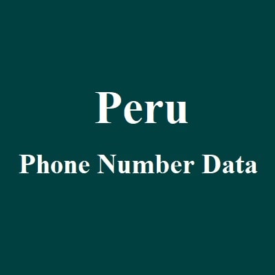 Peru Phone Number Data