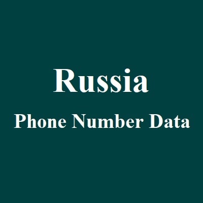 Russia Phone Number Data