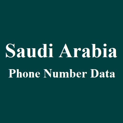 Saudi Arabia Phone Number Data