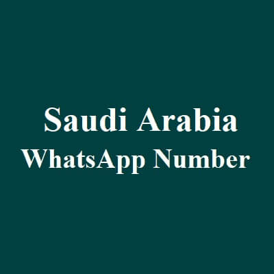 Saudi Arabia Whatsapp Number