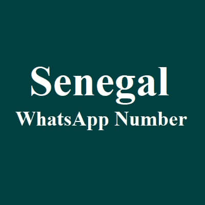 Senegal Whatsapp Number