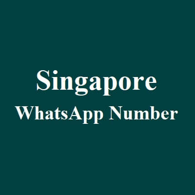 Singapore Whatsapp Number