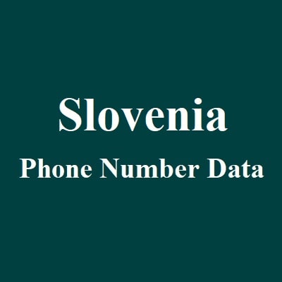 Slovenia Phone Number Data