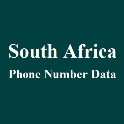 South Africa Phone Number Data