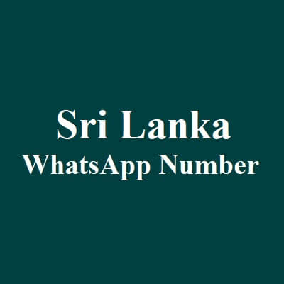 Sri Lanka Whatsapp Number