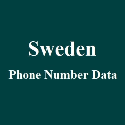 Sweden Phone Number Data