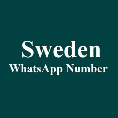 Sweden Whatsapp Number