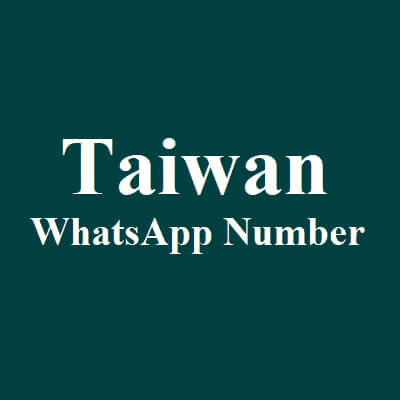 Taiwan Whatsapp Number