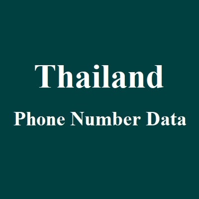 Thailand Phone Number Data