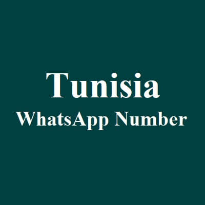 Tunisia Whatsapp Number