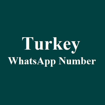 Turkey Whatsapp Number