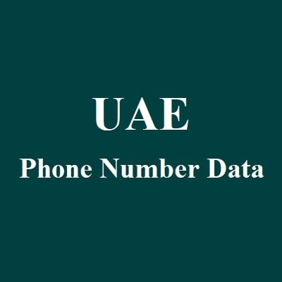 UAE Phone Number Data